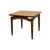 Mid-Century Modern Vintage Mid-Century Modern Square Wooden End Table With Sculptural Base. For Sale - Image 3 of 7