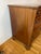 Brown Antique Mahogany Serpentine Chest of Drawers With Satinwood Inlay For Sale - Image 8 of 10