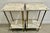 Stone Vintage Pair of Two Tiered Marble Side Tables or Etageres For Sale - Image 7 of 11