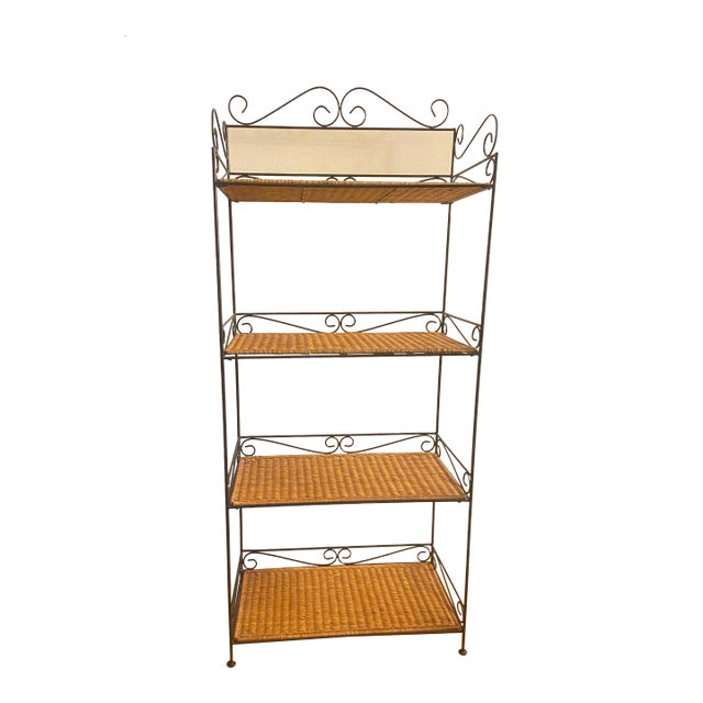 1980s Vintage Shelving Unit For Sale