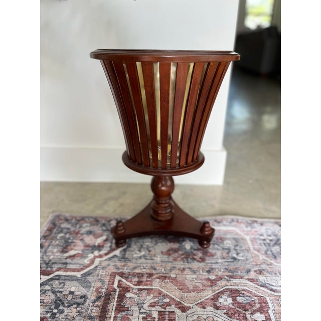 Dated 1991, this handsome regency style plant stand certainly doesn't look its age, its shape and reticulated design make...