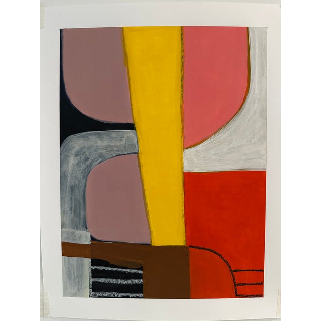 Framed Original Contemporary Abstract Art by Michael Sanchez For Sale - Image 4 of 9