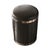 Art Deco "La Notte" Ottoman & Pouf With Bronze Details For Sale - Image 3 of 5