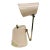 Mid-Century Modern 1960s Hamilton Compact Adjustable Table Desk Lamp Japan For Sale - Image 3 of 9