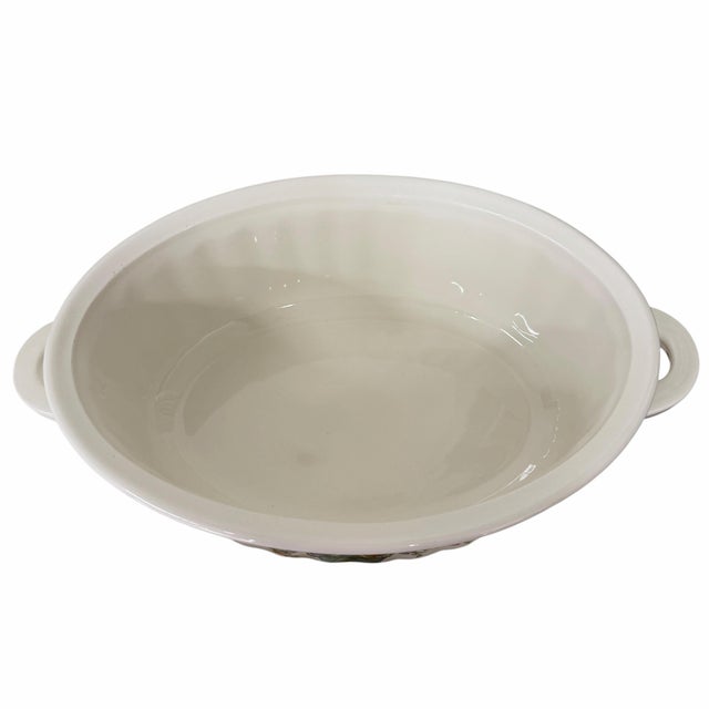 Villeroy & Boch Vintage 1990s Villeroy & Boch Basket 3 Quart Covered Casserole Dish For Sale - Image 4 of 6