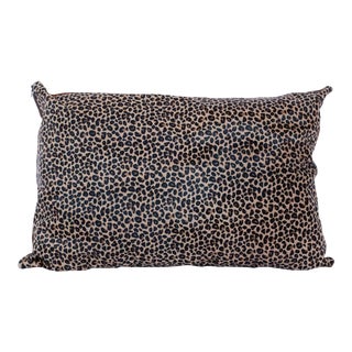 Leopard Print Calfskin Pillow by Tasha Tarno For Sale