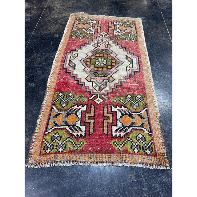 Turkish Yastik Rug 1'10" x 3'4" For Sale - Image 4 of 5