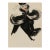 Vintage French Fashion Art Print – Black Art Deco Illustration, 12" X 16" For Sale