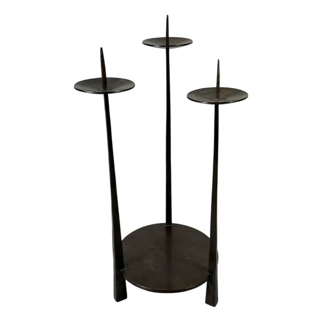 Brown Bronze Candelabra, Germany For Sale
