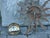A Spanish gilt metal sunburst light fixture from the Midcentury period with wavy rays. This stunning Spanish gilt metal...
