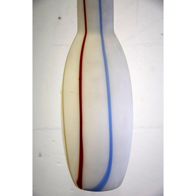 White Vintage Pendant lamps by Alessandro Pianon for Vistosi, 1950s, Set of 2 For Sale - Image 8 of 9