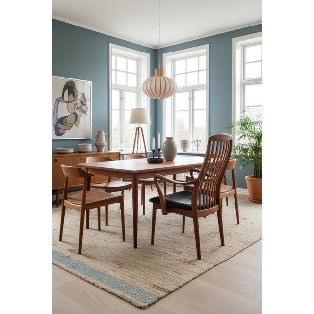 Wood Danish Teak Armchair with Seating Comfort by Schou Andersen, 1960s For Sale - Image 7 of 12