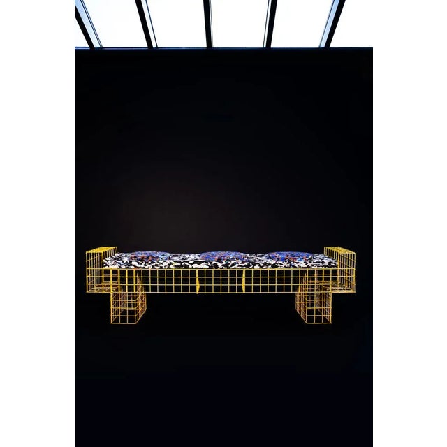 Krid Bench by Clemence Seilles for Stromboli Design For Sale - Image 4 of 5