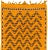 Tribal 21st Century Modern Orange Moroccan Tribal Runner For Sale - Image 3 of 5