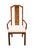 Hollywood Regency Thomasville Tokaido Collection Burled Walnut Asian Modern Dining Arm Chair 10821-813-814 For Sale - Image 3 of 11
