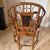 Rare Botanical Maitland-Smith Brighton Pavilion Burnt Bamboo Armchair – Mid-Century Chinoiserie For Sale - Image 9 of 12
