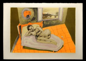 Ugo Attardi, Untitled, Lithograph, 1985