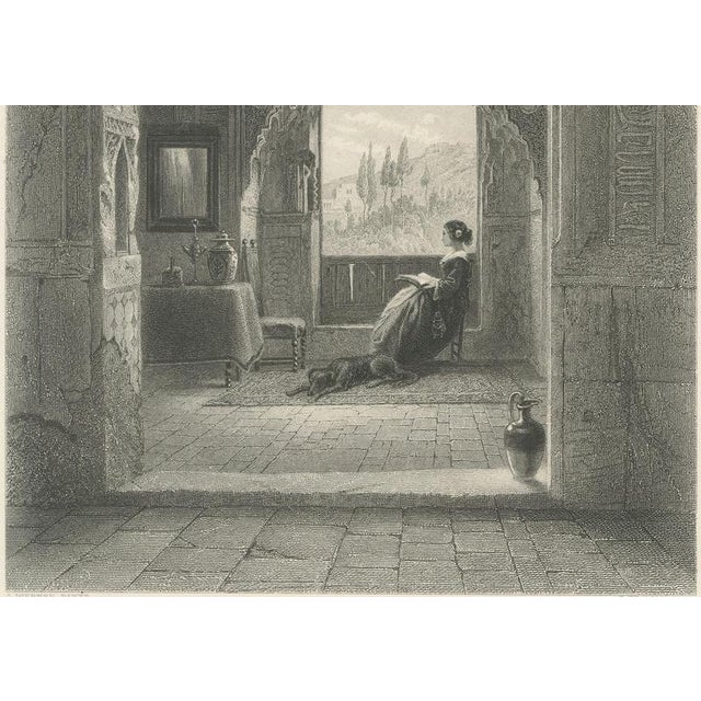 19th Century Carl Werner, Tower of the Princesses, Alhambra, After C. Werner, 1878, Engraving For Sale - Image 5 of 9