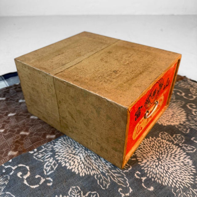 Japanese Toyama Medicine Box, Storage Drawer, 1950s. For Sale - Image 9 of 11