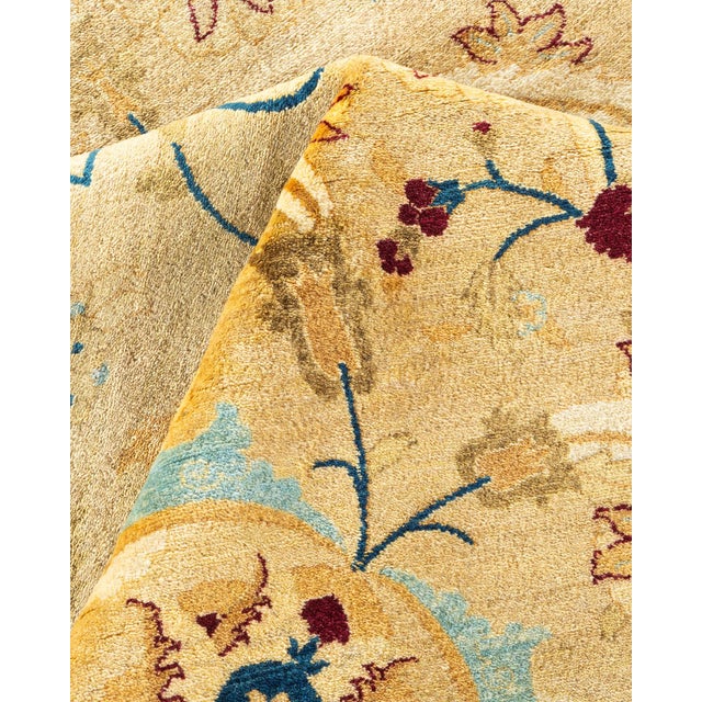Textile Mogul, One-of-a-Kind Hand-Knotted Area Rug - Ivory, 8' 2" x 10' 4" For Sale - Image 7 of 8