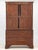 Wood Edwardian Flame Mahogany Linen Press, Early 20th Century For Sale - Image 7 of 7