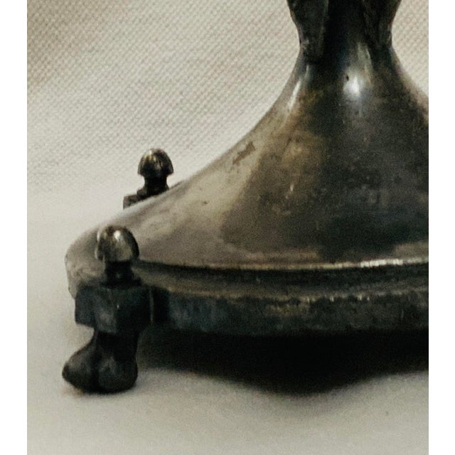 19th Century American Victorian Figural Silver-Plate Centerpiece Tazza For Sale - Image 15 of 18