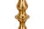 Hollywood Regency Traditional Brass Candlestick Holders - a Pair For Sale - Image 3 of 6