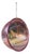 Vintage Pink Hanging Bubble Chair – Space Age MCM For Sale