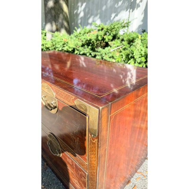 Chinoiserie 1979 Drexel Heritage “Et Cetera” Chinoiserie Chest of Drawers For Sale - Image 3 of 15