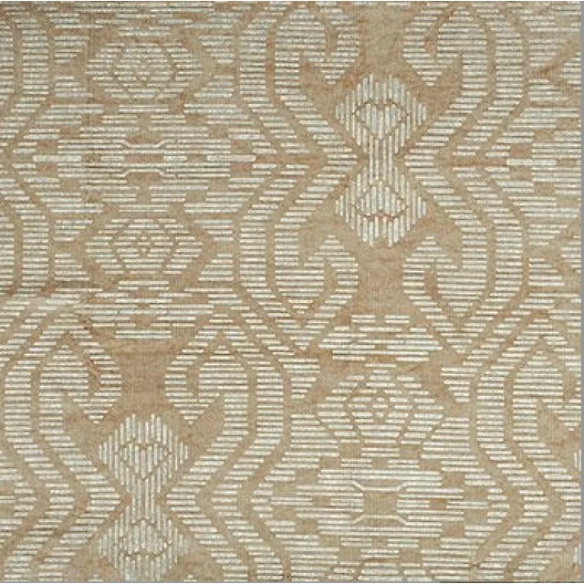 This Art Deco-inspired velvet is simply sumptuous. Oxidized metallic printing gives it an aged quality that‚Äôs...