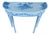 Vintage Italian Demi-Lune Chinoaserie Hand Painted Console. For Sale
