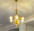 Murano Mid 20th Century Mid Century Modern Murano Glass Venetian Chandelier - 6 Light For Sale - Image 4 of 5