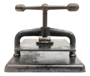 Late 19th Century Bookbinding Press, France, 1890s
