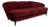“Concha” Sofa in Plum Mohair Velvet, Joaquim Tenreiro, Brazil, 1960s For Sale