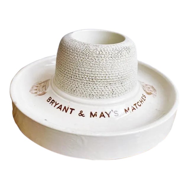 Antique English Bryant & May’s Matches Advertising Match Striker For Sale