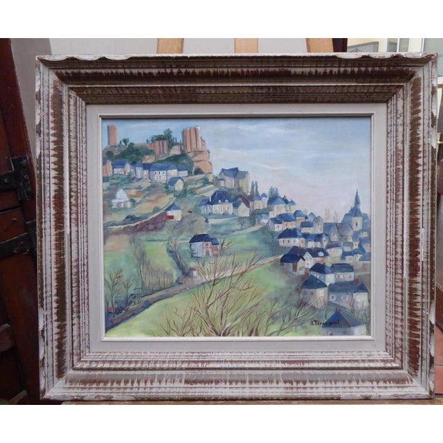 Luce Tereygeol, Landscape of Turenne, 1970s, Oil on Canvas, Framed For Sale - Image 10 of 14