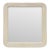 Large Vintage Coastal Painted Pencil Reed Wall Mirror For Sale