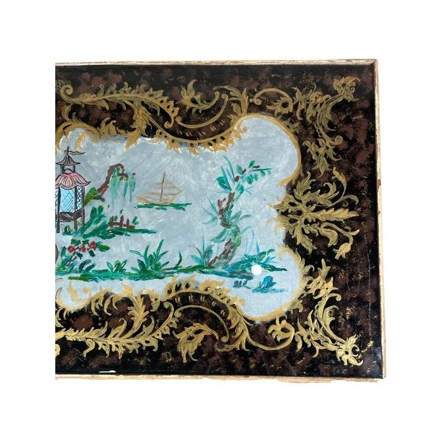 1960s 1960s Vintage Painted Mirrored Coffee Table For Sale - Image 5 of 13