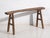 Small Antique Wooden Bench For Sale - Image 9 of 9