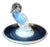 1920s René Lalique Opalescent Glass 'Canard Duck' Cendrier Rond/Ashtray For Sale