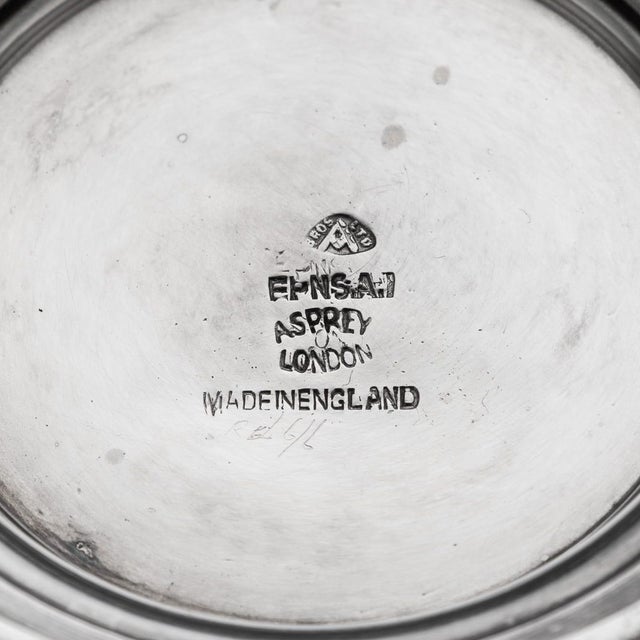 Vintage Art Deco Silver Plated Shaker by Asprey of London, 1930 For Sale - Image 16 of 17