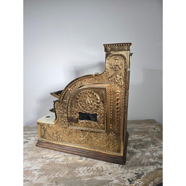 Brass Cash Register from National, 1900s For Sale - Image 15 of 18