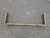 Antique Regency Pierced Brass Fireplace Fender with Floral Rosettes For Sale - Image 5 of 18