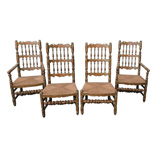 1960s Set of Four Charles Pollock Chairs For Sale
