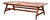 Brazilian Modern Coffee Table in Caviuna wood & Rosé Portuguese Marble Top by Giuseppe Scapinelli, Brazil, 1950s — Lot 884 For Sale