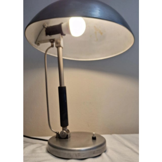 1930s Vintage Art Deco Adjustable Desk Lamp, 1930s For Sale - Image 5 of 7