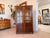 Biedermeier Display Cabinet in Walnut For Sale - Image 4 of 16