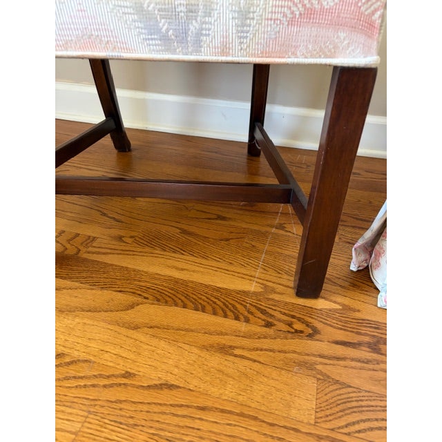 American 1980's Hickory Chair Set of 2 Chippendale Arm Chairs For Sale - Image 3 of 11