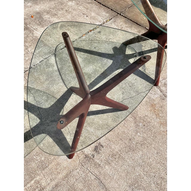 Adrian Pearsall Pair of ‘Jacks’ Side Tables | Mid Century Modern For Sale In Tampa - Image 6 of 12