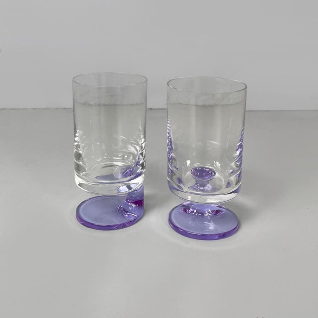 Joe Colombo Italian Modern Smoke Glasses attributed to Joe Colombo for Arnolfo di Cambio, 1960s, Set of 12 For Sale - Image 4 of 18
